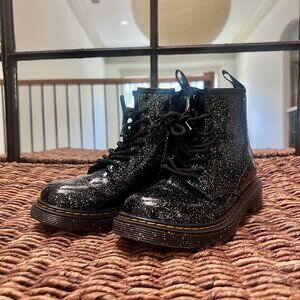 Little Girl Size 2 Dr Martens 1460 Glitter Boots